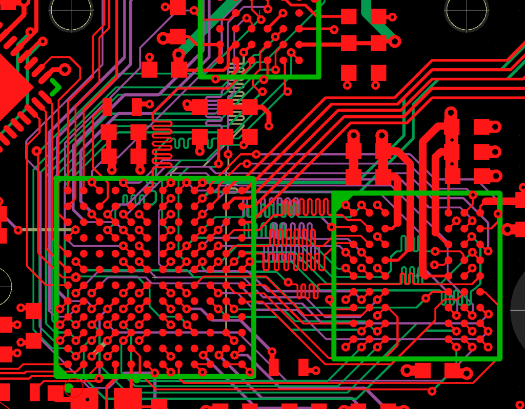 STM32 SDRAM pcb layout banner