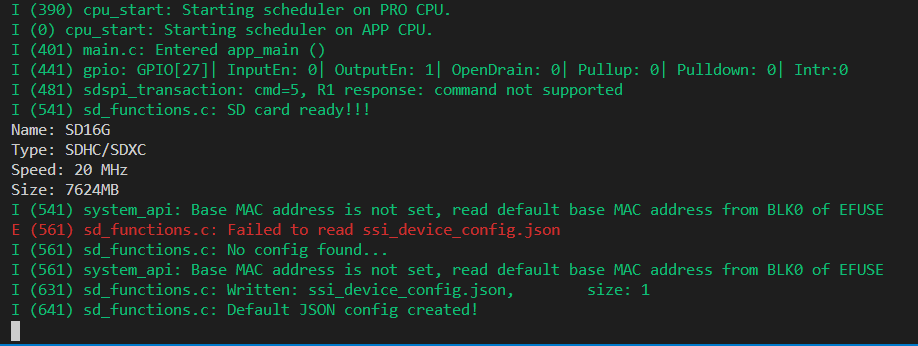 esp32 with long filename support