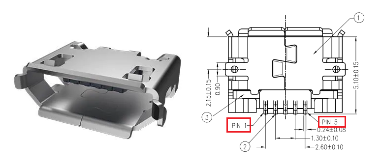 micro usb port png