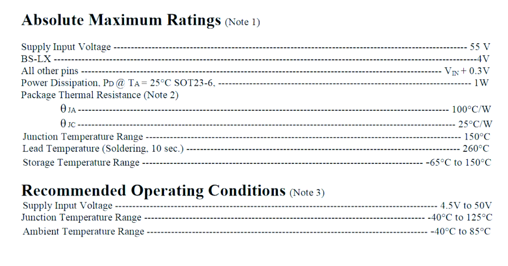 passive PoE buck converter ic specifications