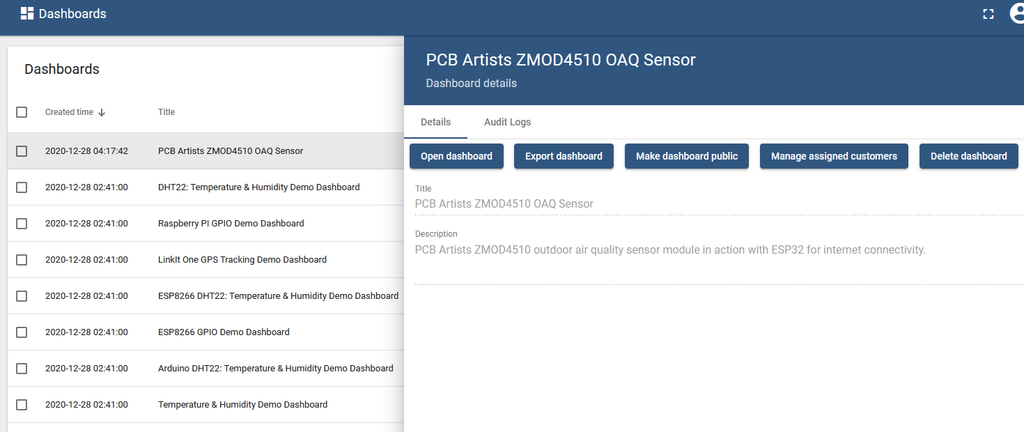 create esp32 air quality monitor dashboard thingsboard