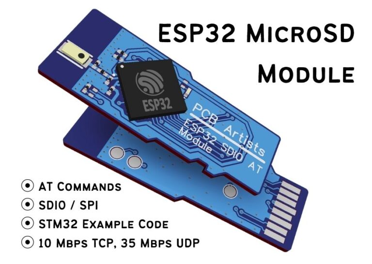 esp32 spi sdio at command module for stm32