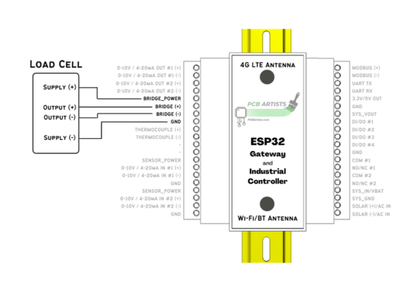 Interfacing A Load Cell With Esp Pcb Artists