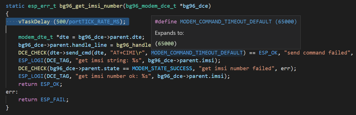 modem AT+CIMI command error solution code and timing