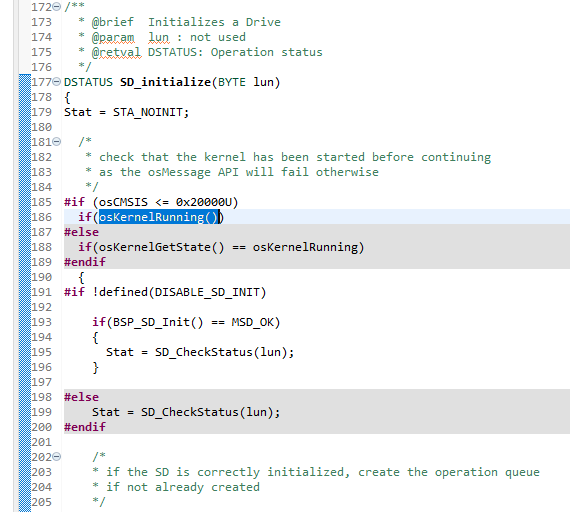 fatfs sd initialized after freertos kernel running