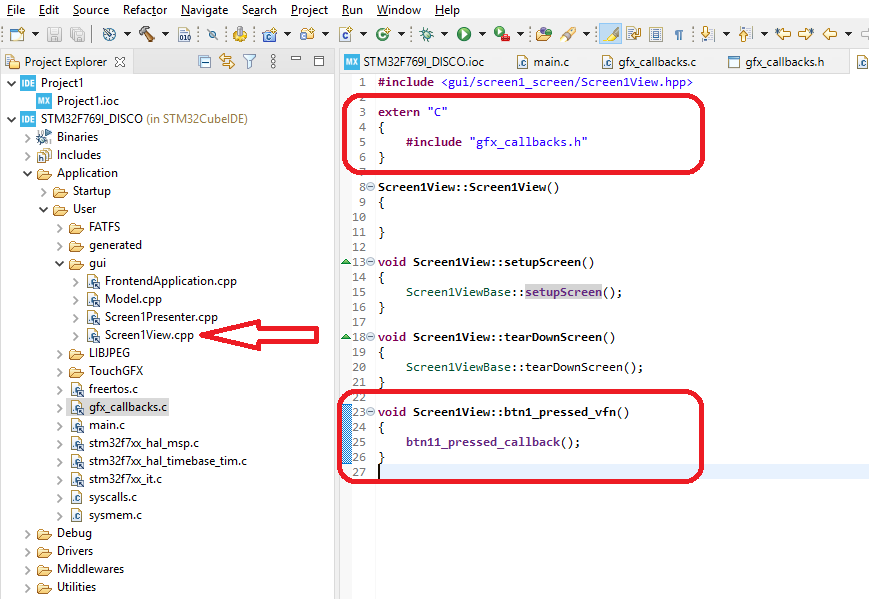 add virtual function callback definition for touchgfx button