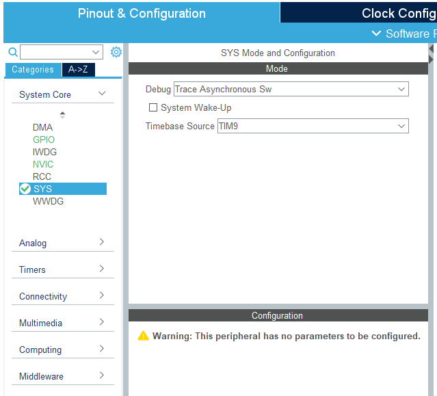 stm32 debug swo setting cubemx