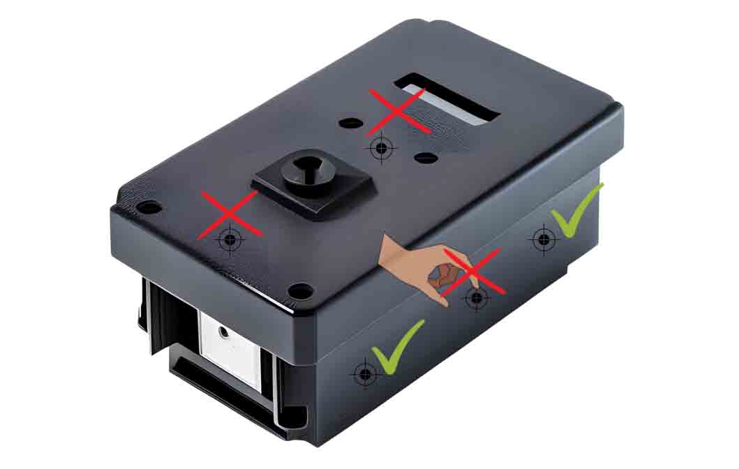 decibel sensor mounting tips for handheld devices